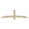 Ekena Millwork Bellingham Rough Sawn Timber Gable Bracket, Douglas Fir, 96"W x 28"H x 4"D x 6"F, 7/12 Pitch GBW096X28X0406BEL00RDF - alternate 1